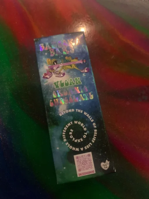 bazooka bars, bazookas bar, vegan mushroom chocolate, shroom chocolate bars, and magic mushroom chocolate bars in the UK.